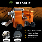 NordSlip – Moottorisahan ketjunteroitustyökalu